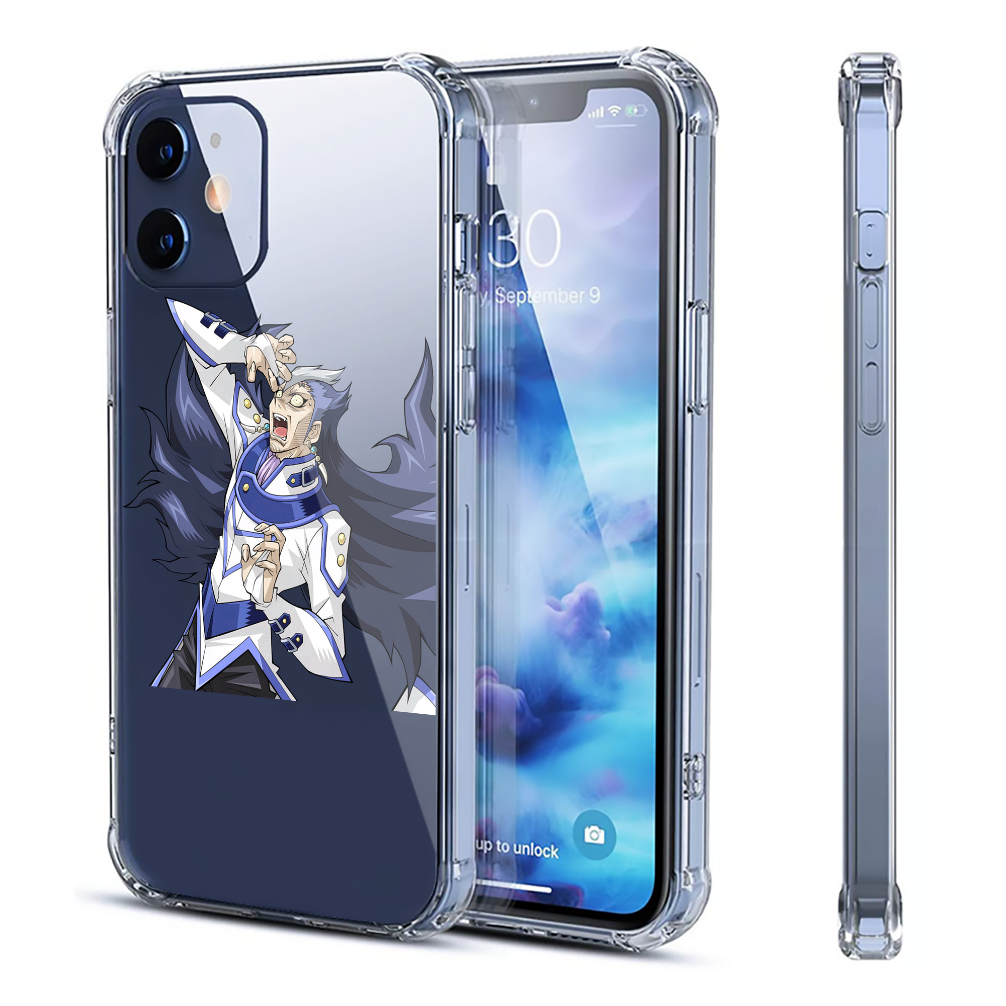 （画像用） 遊☆戯☆王 Yu-Gi-Oh! 【iPhone 12シリーズ対応】透明スマホケース（クリアソフトケース）